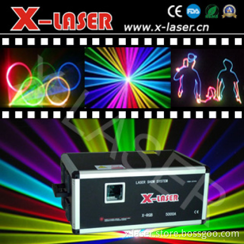 8W RGB Full Color Animation Laser Light (X-RGB8000A)
